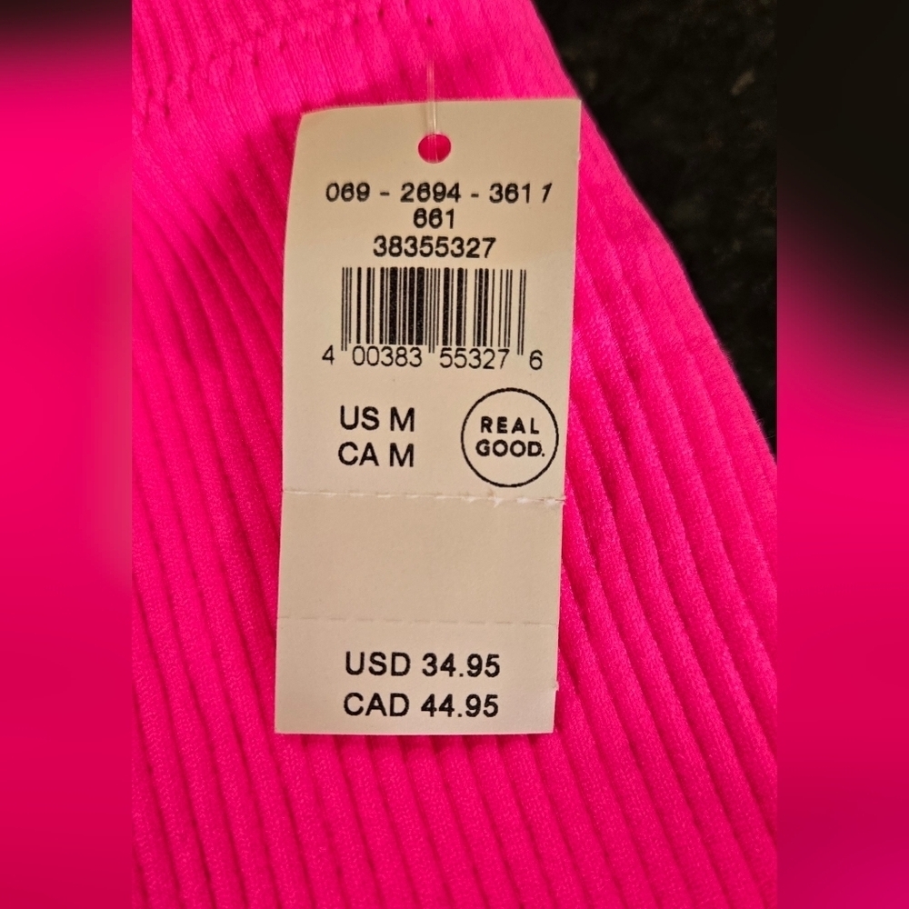 NWT Aerie hot pink halter tube top - Picture 4 of 5